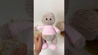 Вязаный мишка  #вязаниеигрушек #crochet #amigurumi #handmade #knitting