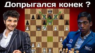 Рамешбабу Прагнанандха - Сантош Видит | Global Chess League 2024 | Шахматы