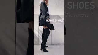 I Love Shoes | Ronsira Triko Çorap Çizme Siyah |  2021 Kış Sezonu