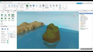 Roblox. Создание ландшафта с помощью Terrain Editor