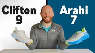 Hoka Clifton 9 vs. Arahi 7 – Key Differences You NEED to Know!