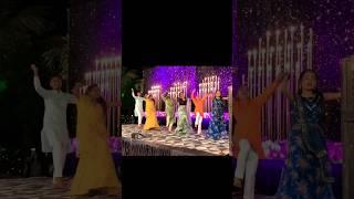 Best group Sangeet dance performance with #bride & #groom | #shorts #sangeetdance #viral #video