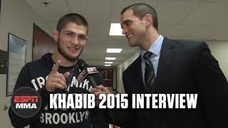 Khabib Nurmagomedov 2015 interview: Calls for title shot vs. RDA | ESPN MMA Rewind