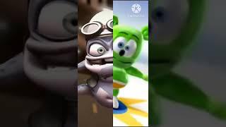 Crazy frog vs Gummy bear #dame #dametucosita #dance