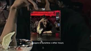 Champagne & Sunshine x After Hours Edit Audio