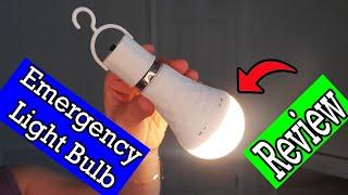 Rechargeable Emergency Light Bulbs - Amazon Review & Demo