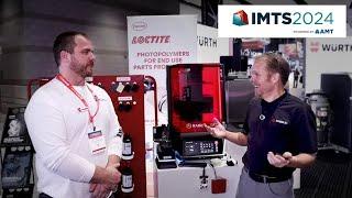 Raise3D at IMTS 2024 - Interview with CEO of Würth Additive discussing DF2 resin 3D printer