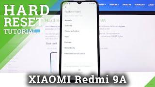 Xiaomi Redmi 9A Factory Reset by Menu