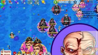 Босс из Звездных войнов АГАРИО ГОЛОДНЫЕ ИГРЫ с ДарРиди Agario VK