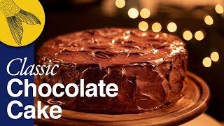 Chocolate Cake with Rich Chocolate Ganache—Christmas Special Easy Cake Recipe
