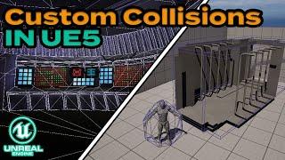 Unreal Engine 5 Custom Collision Tutorial | Basic, Complex, Custom & Generated Collision Meshes