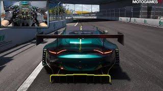 Rennsport Open Beta - 2024 Aston Martin Vantage GT3 at Jeddah Corniche Circuit | Moza DD R9 Gameplay