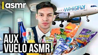 ASMR español roleplay auxiliar de vuelo