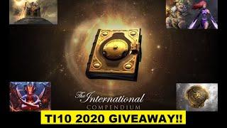 TI10 BATTLE PASS - BATTLE PASS GIVEAWAY! - THE INTERNATIONAL 2020 COMPENDIUM DOTA 2 (Description)