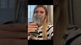 Turkish girl tries real Turkic Kazakh Kumis horse milk - Turan fail Turkey Kazakhstan Central Asian