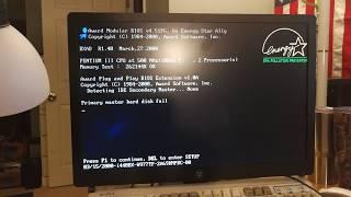 Part 1 - Dual Pentium III 500 mhz Voodoo3 3000 Windows 2000 Retro Gaming  Setup