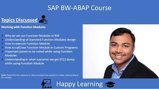 12 Working with Function Module in SAP BW / ABAP Part 1