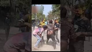 Girls and Boys in Holi funny video  #Holi2023