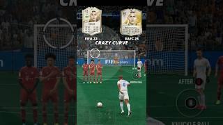 Roberto Carlos FIFA 22 vs FC 25 Free Kicks 