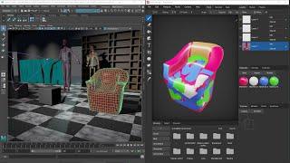 Videoguide - Export from Maya to Armorpaint, Paiting 2d and 3D, Layers, Materials, Textures, Maps