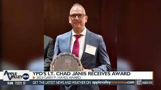 YPD's Lt. Chad Janis receives 2023 Gary P. Hayes Award