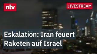 LIVE: Eskalation im Nahen Osten: Iran feuert Raketen auf Israel