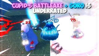 [GPO BATTLE ROYALE] CUPID BATTLEAXE + GORO IS UNDERRATED! | Battle Royale Solo Win