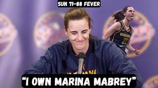 Caitlin Clark RIPS INTO Marina Mabrey after FIGHT breaks out - Post Game Interview - Sun vs Fever