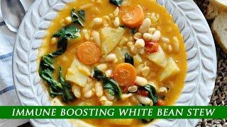 Cooking with Basic Pantry Staples | WHITE BEAN & POTATO STEW Recipe