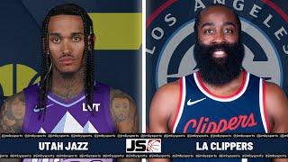 UTAH JAZZ VS LA CLIPPERS | NBA Live Scoreboard 2024