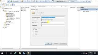 Server 2019 - DHCP Reservation