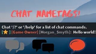 Chat NameTag Script | ROBLOX Scripting Tutorial