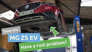 Does the MG ZS EV have a rust problem? Looking underneath my 1yr old ZS EV.