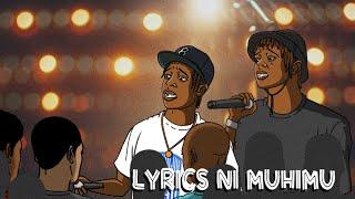 Lyrics ni muhimu!