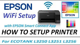 How to connect Epson printer to Wi-Fi - quick guide for Epson Ecotank L3250 L3251 L3256