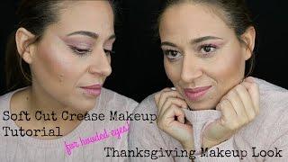 Easy, Soft Cut Crease on Hooded Eyes | Thanksgiving Makeup Look | PersonalBeautyLab