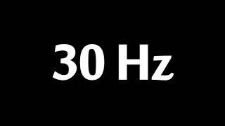 30 Hz Test Tone 1 Hour