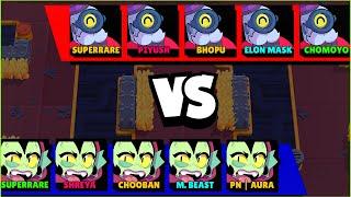 Brawl Stars Willow vs Other Brawlers 5 vs 5 Challenge