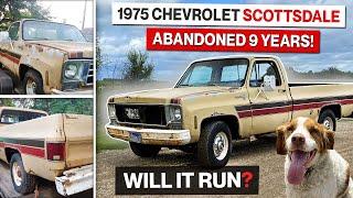 Will It Run?!? 1975 Chevrolet C20 Scottsdale Destined for the Scrap! Squarebody Revival!