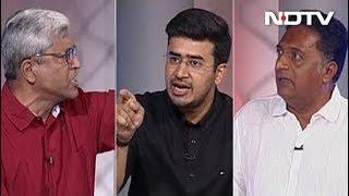 "Whether It's Pak Or…": Tejasvi Surya's Heated Debate With Prakash Raj On NDTV's Big Fight