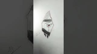 Kakashi hatake drawing his eyes drawing #viral @ak arts