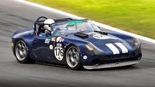 TVR Tuscan Challenge Race Car: 4.5 AJP V8 Engine Sound in action at Monza Circuit!