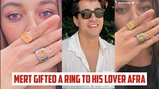 Mert Ramazan Demir Gifted a Beautiful Ring to His Lover Afra Saraçoğlu