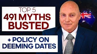 Australian Immigration News. Top 5 491 Visa Myths Busted + Work experience points and Deeming Dates