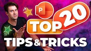 TOP 20 PowerPoint TIPS & TRICKS!