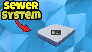 How to make a Sewer System in Roblox Studio | Tutorial | NotVALVET