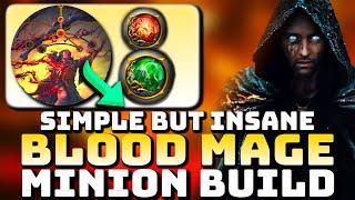 PATH OF EXILE 2 - THIS SIMPLE BLOOD MAGE MINION BUILD IS BROKEN STRONG T13+ BEST  WITCH BUILD GUIDE