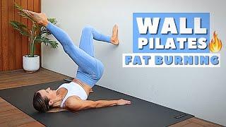 12 Min Full Body WALL PILATES Workout | Lose Fat!