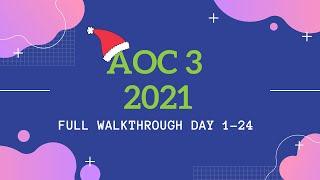 Advent of Cyber 3 (2021) tryhackme |  Full Walkthrough Day 1-24 THM AOC 2021