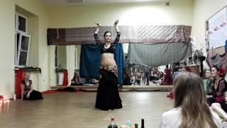 Katarzyna Lidia in Devi Mamak's choreography at Hamsa Dance School